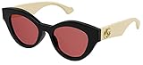 Gucci Sonnenbrille GG0957S Black/Orange 51/19/145 D