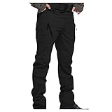 Blingko Thermohose Herren, Outdoor-Sport-Stretchhosen Herbst Winter Wanderhose Männer Combat Tactical Hose Arbeitskleidung Pants Regular Fit Thermohose für Sport F