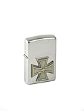 Zippo 2.004.001 Feuerzeug Eisernes Kreuz Emblem 1918 Satin F