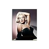 Visionpz 5D Diamond Painting Full Set Marilyn Monroe DIY Diamond Painting Bilder Set Handarbeit Basteln Voller Diamant Strass Mosaik Gemälde 40x50cm，Without F