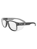 Magid Y50BKAFC20 Iconic Y50 Design-Serie Schutzbrille mit Seitenschildern, ANSI Z87+ Performance, kratz- und beschlagresistent, bequem und stilvoll, inklusive Stoffetui, +2.0 BiFocal-Linse (1 Paar)