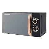 Russell Hobbs RHM1727RG Mikrowelle mit 5 Leistungsstufen, 17 Liter, 700 W, roségold Solo, 30 Minuten Timer, Abtaustufung, leicht zu reinig