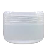 Bodhi2000 Leere Kosmetikbehälter, Reisebehälter für Cremes / Lotion / Puder / Mineral, aus Kunststoff, nachfüllbar, 5 Stück transparent durchsichtig 20