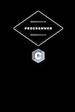 Programmer: Lined Notebook - Medium (6 x 9 inches) - 110 Pages - Black C