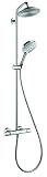 hansgrohe Raindance Select S 240 wassersparendes Duschsystem (3 Strahlarten) C