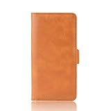 NEINEI Handyhülle für Samsung Galaxy M51 Hülle,Premium Lederhülle Klapphülle mit [Magnetisch] [Kartenschlitz],PU/TPU Doppelknopf-Design Schutzhülle Flip Cover Case,Gelb