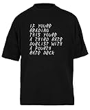 Dritte Bewertung Duellant Schwarz Baggy T-Shirt Unisex Größe XXXL Black Baggy Tee Unisex Size XXXL