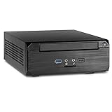 Inter-Tech ITX MW-02 II HTPC-Gehäuse, schwarz, ohne Netzteil, 88881246