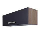 MMR Küchen-Klapphängeschrank LONDON - Küchenschrank - Hängeschrank - 100 cm b