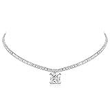 Bellaluee Anhänger voller Diamanten Halskette weibliches Licht Luxus Nische Designs Sinn Schlüsselbein Kette Mode Halsk
