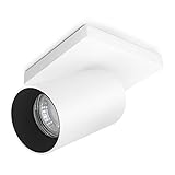 SSC-LUXon ALVO 1 Wandspot Deckenspot in weiß & schwarz 1 flammig - für GU10 Leuchtmittel - Design Strahler schwenkbar drehb