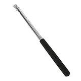 joyMerit Hand Fahnenmast Ausziehbare Schwamm Handgriff Ausziehbare Pole Für Europa - Schwarz, 1.6