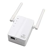 FASD 2,4 GHz Wireless-LAN Range Extender-300Mbps Wireless LAN Long Range Signal-Zusatzverstärker, Access Point mit High-Gain Zwei Externe Antennen und E