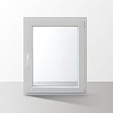 HORI® Dreh-Kipp Kunststoff-Fenster I 2-fach verglast weiß I DIN rechts I 1000 x 800 mm (Länge x Breite)