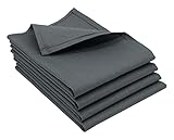 ZOLLNER 4er-Set Geschirrtücher, Halbleinen, 50x70 cm,