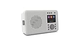 Pure 248478 Elan DAB+ tragbares DAB+ Radio mit Bluetooth 5 (DAB/DAB+ und UKW Radio, TFT Farbdisplay, 20 Senderspeicher, Preset-Tasten, 3.5mm Klinkenstecker, Batteriebetrieb möglich, USB), Stone Grey