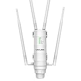 WAVLINK AC1200 Wireless Access Point mit großer Reichweite im Freien Wetterfestes Dualband 2,4 + 5G 1200 Mbit/s WLAN-AP/WLAN-Repeater/Easymesh 3 in 1 mit PoE, Gigab