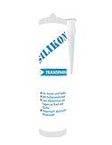 Silikon transparent 310 ml Kartusche Sanitär Fugen Abdichtung