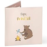 mintkind® 'Papa du bist toll' Geschenk-buch für Papa I Geschenk für Papa I Bilderbuch als Geschenk für den Vater zum Vatertag, zum Geburtstag oder zu Weihnachten von Tochter oder S