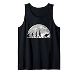 Pflasterer Evolution Mond Pflasterarbeiter Steinsetzer Tank Top