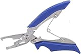 U-K Useful and practicalAngelschnur Cutter, Edelstahl-Fischen-Zangen-Scheren-Linie Cutter Hakenlöser Tackle Gebogene Spitze S