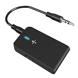 Bluetooth Transmitter Empfänger Adapter,3 in 1 Bluetooth 5.0 Sender und Empfänger Low Latency Bluetooth Audio Adapter für PC,TV, Kopfhörer,Lautsprecher,Heim Stereoanlage und Auto Soundsy