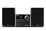 SHARP XL-B517D (BR) Stereo-Soundsystem (45 Watt, digitales Radio mit DAB+ und FM-Tuner, Bluetooth), b