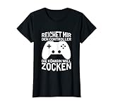 Damen Reichet Mir Den Controller Tshirt PC Gaming Königin Gamerin T-S