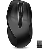 Speedlink AXON Desktop Mouse - Kabellose Maus fürs Büro/Home Office - 5 Tasten - schw