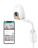 Cubo Ai Plus Smart Babyphone und Wandhalterung-Set | HD-Nachtsichtkamera mit intelligenten Baby-Sicherheitswarnungen, Schlafanalyse und Zwei-Wege-Audio | iOS, Android und Smart Home-kompatib