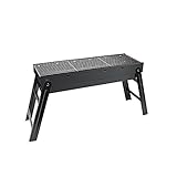 LCRACK BBQ-Grill,Stabil Dauerhaft Grill Draussen Vermenschlichen tragbar Faltbar Multifunktions Holzkohle Grillfeuer (Größe : C)