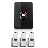 BOSCH Junkers Set CT200 W-LAN Regler EasyControl Set mit 3 Funk-Thermostaten schw
