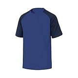 Deltaplus GENOABMXX T-Shirt 100% Baumwolle, Königsblau-Marineblau, Größe XXL