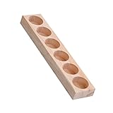 TOPBATHY Ständer für ätherische Öle, 1-lagiges Holz-Nagellack-Aufbewahrungsregal, für ätherische Ö
