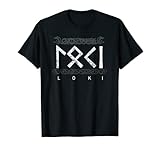 Loki merch Gott der List & Bösen Runenschrift Wikinger T-S