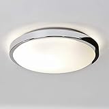 Bad-lampe Badezimmer-Leuchte Deckenleuchte in 2-flammig DENIA IP44 E14 Chrom Badezimmer | 2-flammig