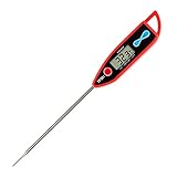 Germplasm Bratenthermometer Drahtloses Fleischthermometer 3.3 Zoll LCD-Display Smart Grillthermometer Drahtloser Digitaler Wärmemonitor Für Back