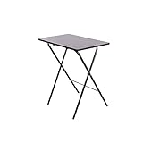 WBJLG Klappbarer Patio-Beistelltisch Outdoor-Couchtisch aus Stahl, kleine Patio-B