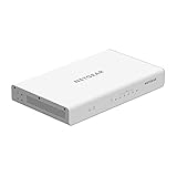 Netgear BR200 Business VPN-Router Insight Managed (sichere VPN-Verbindungen zw. Standorten Site-to-Site, bis 256 VLANs, unterstützt OpenVPN und Ipsec, Firewall für Netzwerksicherheit, 4x 1G LAN)