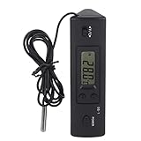 Digitales elektronisches Thermometer, LCD-Digital-Temperaturmesser, Thermometersonde, verdrahtet für Kühlschrank, Klimaanlage, Gefrierschrank, Z