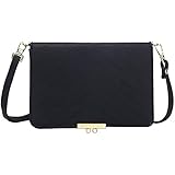 HAIWILL Damen Schultertasche Kleine Handy Umhängetasche Leder Handytasche zum Umhängen Geldbörse Frauen Crossbody Clutch Handy Geldbeutel Tasche mit Kartenfächer Verstellbar Gurt für Handy unter 6,5'