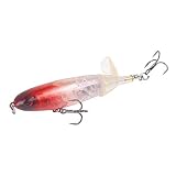 chinejaper Wobbler Köder, Kunstköder, Angelköder Set, Fischköder Set Durchscheinenden Fischkörper, Rotierendes Endstück, Lebende 3D Augen, Für Weever, Pike, Yellow Barsch Und Black B