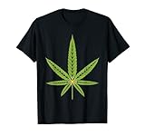 Gras Marihuana Ganja Blatt Rauch Coole Cannabisliebhaber Geschenke T-S