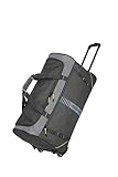 Travelite 2-Rad Trolley Reisetasche Größe L, Gepäck Serie BASICS ACTIVE: Weichgepäck Reisetasche mit Rollen im frischen Design, 096282-04, 71 cm, 86 Liter, anthrazit/