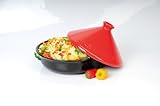 XXL für 4 Personen Tajine Tajin Tagine GESCHENK REZEPTHEFT Marokkanischer Marrokanischer Kochtopf Schmortopf Top