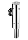 SCHELL 022490699 WC-Spülarmatur SCHELLOMAT SILENT ECO, DN20 , Spülarmatur / WC Druckspüler ¾“ , Ganzmetall-Spülarmatur mit Drucktaste, mit Rohrunterbrecher, 1 – 1,3l/s; 1,2-5bar; 4,5-9l; ,28 x 26