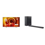 Philips 50PUS7805/12 50-Zoll 4K UHD TV mit Ambilight (P5 Engine, Dolby Vision∙Atmos, Alexa Sprachsteuerung, Saphi Smart TV) mit Soundbar B6305/10 inkl. Subwoofer (Bluetooth, 140 W, Dolby Audio) G