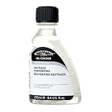 Winsor & Newton Balsam Terpentinöl, Lösungsmittel für Ölfarben - löst als einziges Lösungsmittel auch Dammar Harz, 250ml F