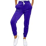 Banbry Jogginghose Damen – Sporthose Frauen Casual Hose Active Running Hose Jogger Trainingshose Regular Fit Fitness Sweatpants - Lang Freizeithose Fitness Laufhosen mit T