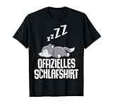 Offizielles Schlafshirt Pyjama Nachthemd Wolf Fun Geschenk T-S